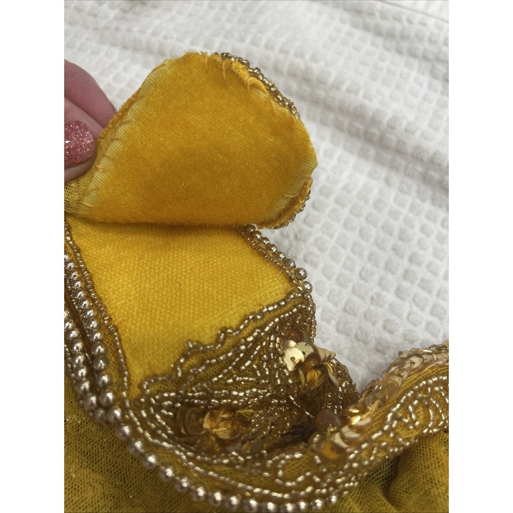 Thong Style Belly Dance Costume Sequin Hip Scarf Belts Tassel Beads Waist Chain - Picture 4 of 6